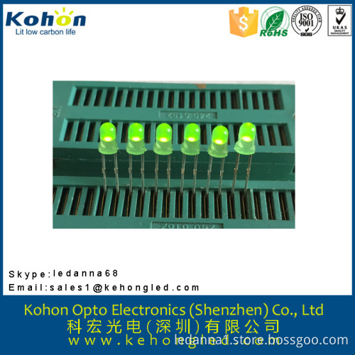 High quality and low price green color 3mm LED diode display
